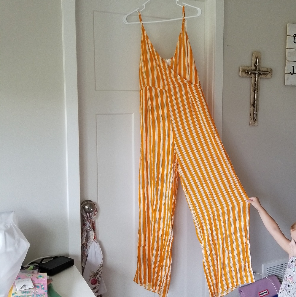 Stripe jumpsuit from Shein